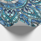 Evil Eye Amulet Mosaik Art Geschenkpapier (Ecke)