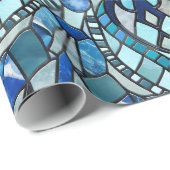 Evil Eye Amulet Mosaik Art Geschenkpapier (Rolleneckpunkt)