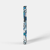 Evil Eye Amulet Mosaik Art iPhone Hülle (Rechte Seite)