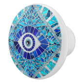 Evil Eye Amulet Mosaik Art Keramikknauf (Rechts)