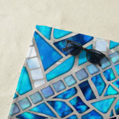 Evil Eye Amulet Mosaik Art Strandtuch (Beispiel)