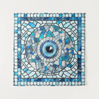 Evil Eye Amulet Mosaik Art