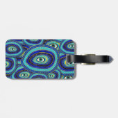 Evil Eye Amulet-Muster Gepäckanhänger (Rückseite horizontal)