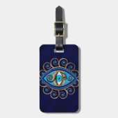 Evil Eye Amulet Ornament Gepäckanhänger (Vorderseite vertikal)