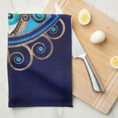 Evil Eye Amulet Ornament Geschirrtuch (Viertel Falte)