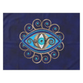 Evil Eye Amulet Ornament Tischdecke (Vorderseite (Horizontal))