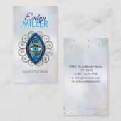 Evil Eye Amulet Ornament Visitenkarte (Vorne/Hinten)