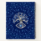 Evil Eye Amulet Tree Notizblock (Rückseite)