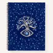 Evil Eye Amulet Tree Notizblock (Vorderseite)
