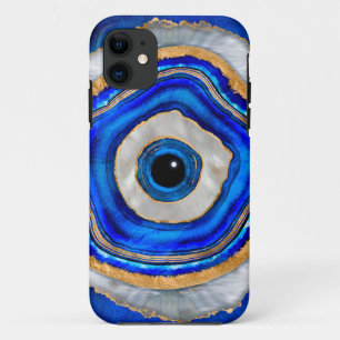 Evil Eye Aquarellfarbe und Gold Case-Mate iPhone Hülle