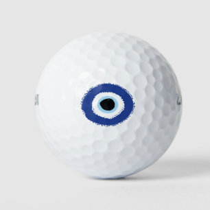 Evil Eye Artistic Blau Griechisch Golfball