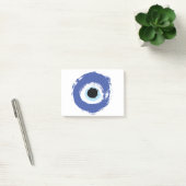 Evil Eye Artistic Blau Griechisch Post-it Klebezettel (Büro)