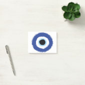 Evil Eye Artistic Blau Griechisch Post-it Klebezettel (Büro)