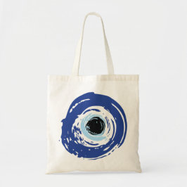 Evil Eye Artistic Blau Griechisch Tragetasche