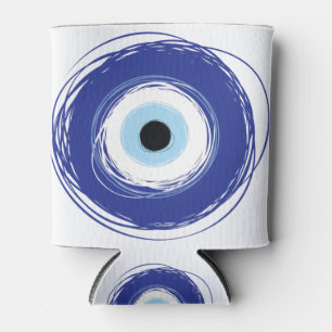 Evil Eye Artistic Blue Greek Dosenkühler