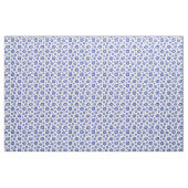 Evil Eye Blau und Weiß Abstraktes Muster Stoff (Yard (91,4 cm))