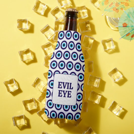 Evil Eye Blue Mati drucken Sonderbierflasche coole Flaschenkühler (In Situ Sommer)