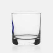 Evil Eye Blue Mati Greek Turkish Symbol Custom Whiskyglas (Links)