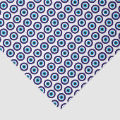 Evil Eye Blue Mati Muster Geschenkpapier Packpapie Seidenpapier (Ausschnitt)