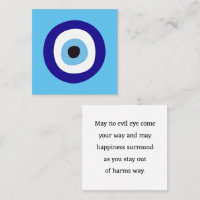 Evil Eye Blue Nazar Good Karma Pass auf der Karte