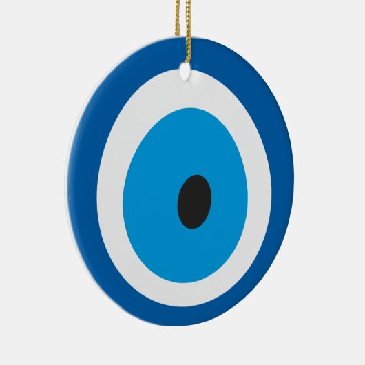 Evil Eye Blue Türkisch Evil Eye Charm Nazar Keramik Ornament (Rechts)
