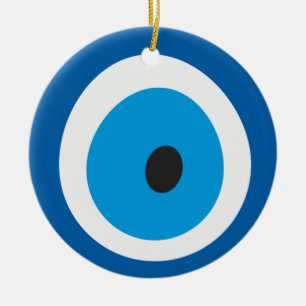 Evil Eye Blue Türkisch Evil Eye Charm Nazar Keramik Ornament