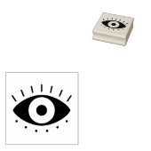 Evil Eye Briefmarke Gummistempel (Stempel)
