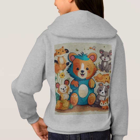 Evil Eye & Cartoon Kids's Sweatshirt (Rückseite)