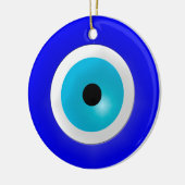 Evil Eye Charm Keramik Ornament (Links)