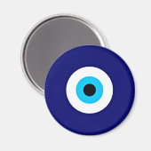Evil Eye Charm Magnet (Vorderseite/Rückseite)