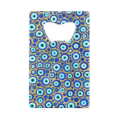 Evil Eye Charm Muster Geldbeutel Flaschenöffner (Rückseite)