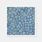 Evil Eye Charm Pattern Serviette (Vorderseite)