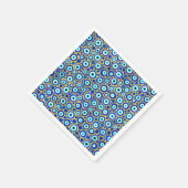 Evil Eye Charm Pattern Serviette (Ecke)