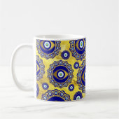 Evil Eye Charm-Ziermuster Kaffeetasse (Links)