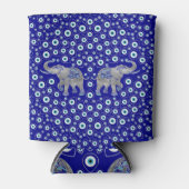Evil Eye Elephant Viel Glück Charm Dosenkühler (Vorderseite)
