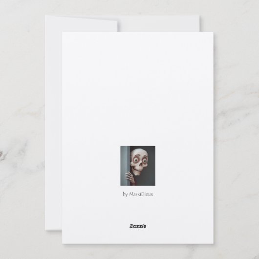 Evil Eye Feiertagskarte (Rückseite)