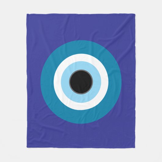 Evil Eye Fleece Blanket (Vorderseite)