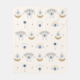 Evil Eye Fleece Blanket