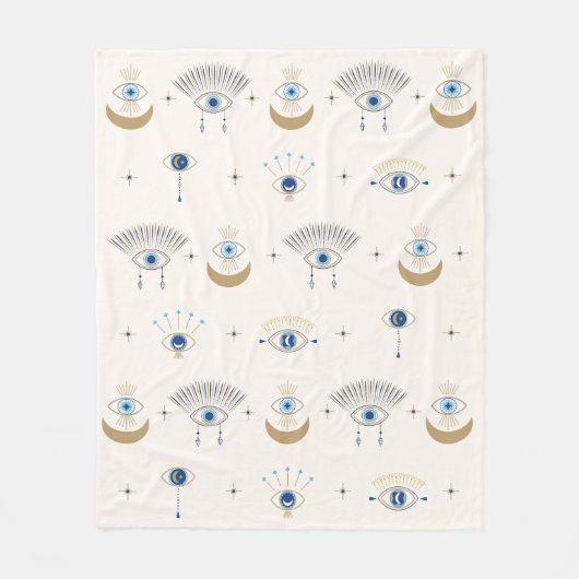 Evil Eye Fleece Blanket (Vorderseite)