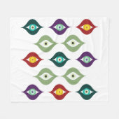 Evil Eye Fleecedecke (Vorderseite (Horizontal))