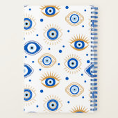 Evil Eye for Viel Glück Protection Notizblock (Rückseite)