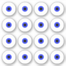 Evil eye Full Sheet Aufkleber