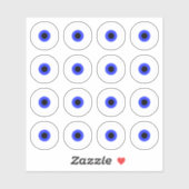 Evil eye Full Sheet Aufkleber (Blatt)