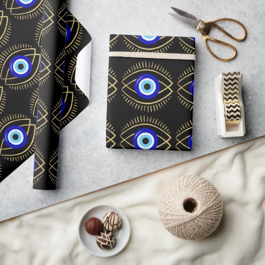 Evil Eye Geschenkpapier (Kunsthandwerk)