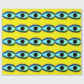 Evil Eye Geschenkpapier (Flach)