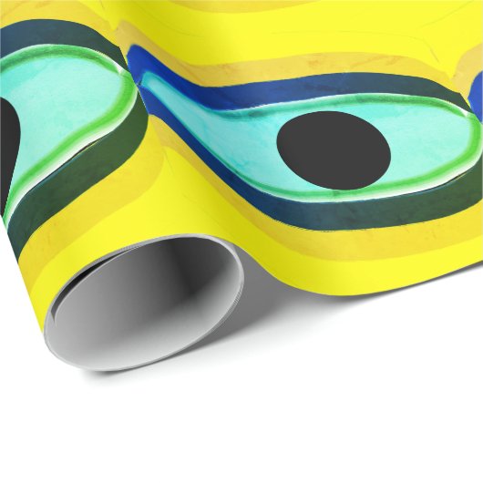 Evil Eye Geschenkpapier (Rolleneckpunkt)