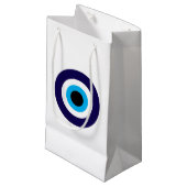 Evil Eye Geschenktaschen mit einem blauen matysymb Kleine Geschenktüte (Vorderseite Schrägansicht)