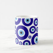 Evil Eye, Greek Eye, Turkish Eye, Mati, Your Name Kaffeetasse (Mittel)