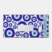 Evil Eye, Greek Eye, Turkish Eye, Mati, Your Name Schreibtischunterlage (Tastatur & Maus)