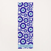 Evil Eye, Greek Eye, Turkish Eye, Mati, Your Name Yogamatte (Vorderseite)